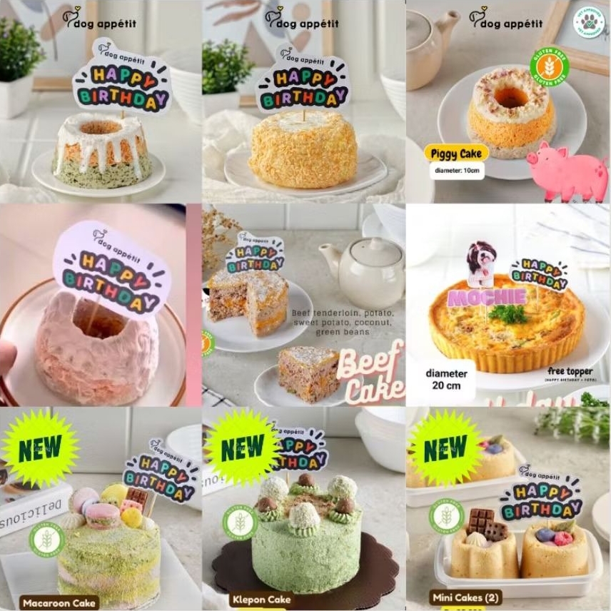 Dog Appetit BARKDAY CAKE Kue Ulang Tahun Anabul Anjing Kucing