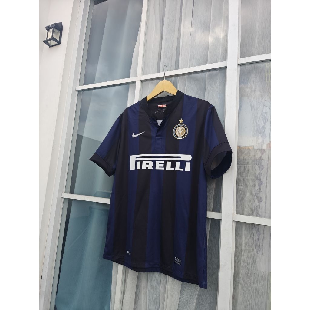 Jersey original inter milan 2013/14 size L nns 4 javier zanetti