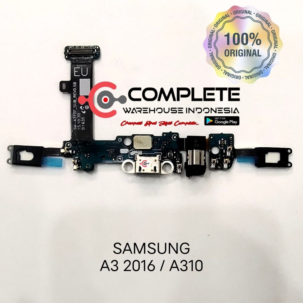 KONEKTOR CAS SAMSUNG A3 2016 / SAMSUNG A310F / FLEXIBLE BOARD CAS SAMSUNG A3 2016 / A310 ORIGINAL