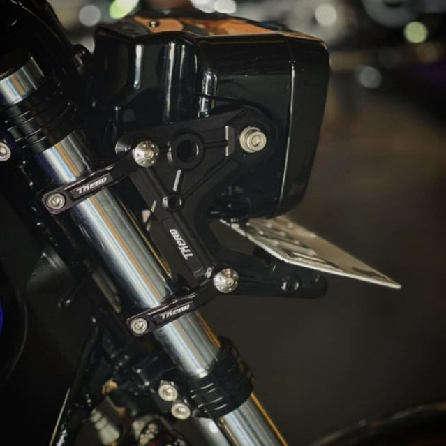 KUPINGAN LAMPU RX KING TK PRO BREKET LAMPU OVAL TK PRO WARNA HITAM