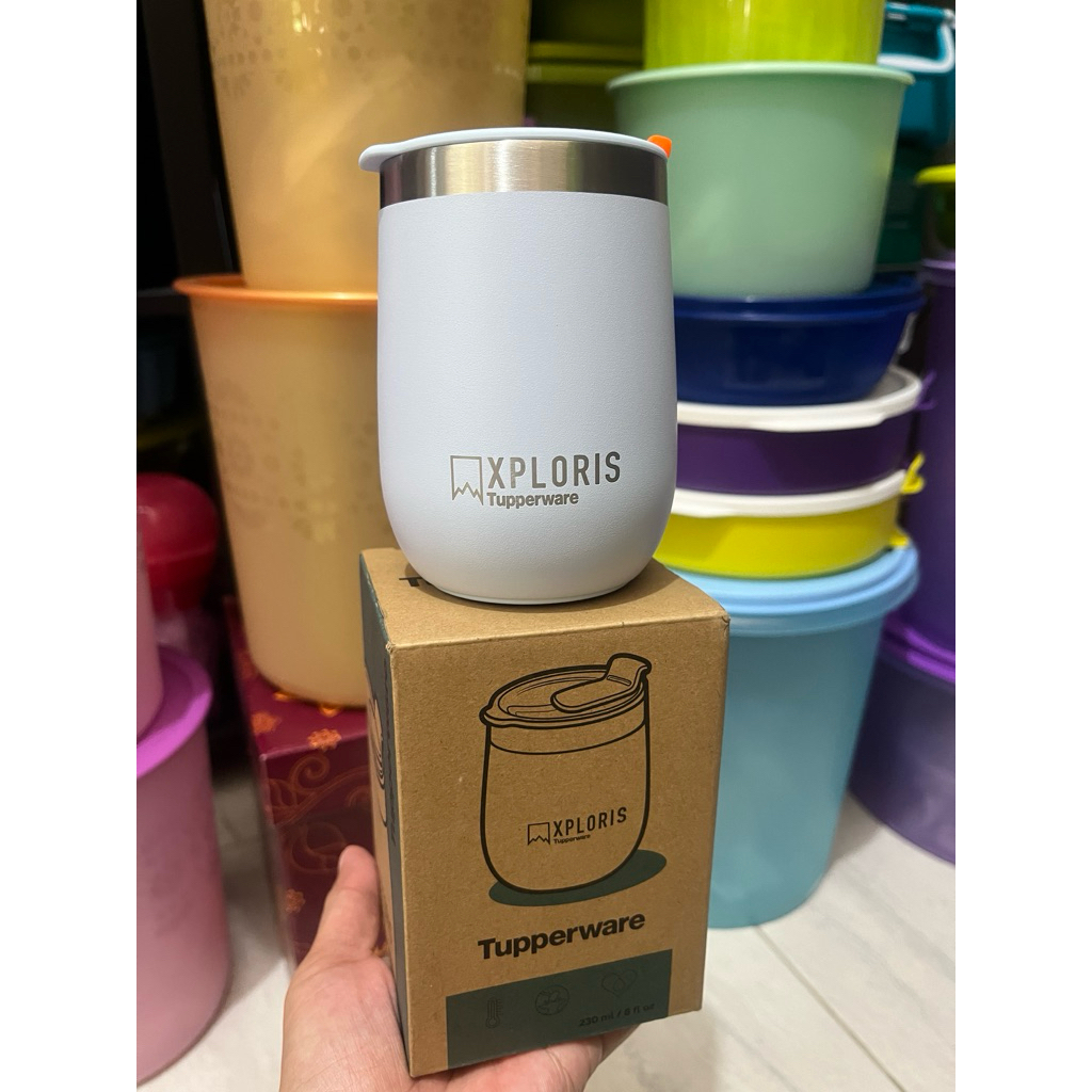 xploris thermal tumbler #tupperware #termos