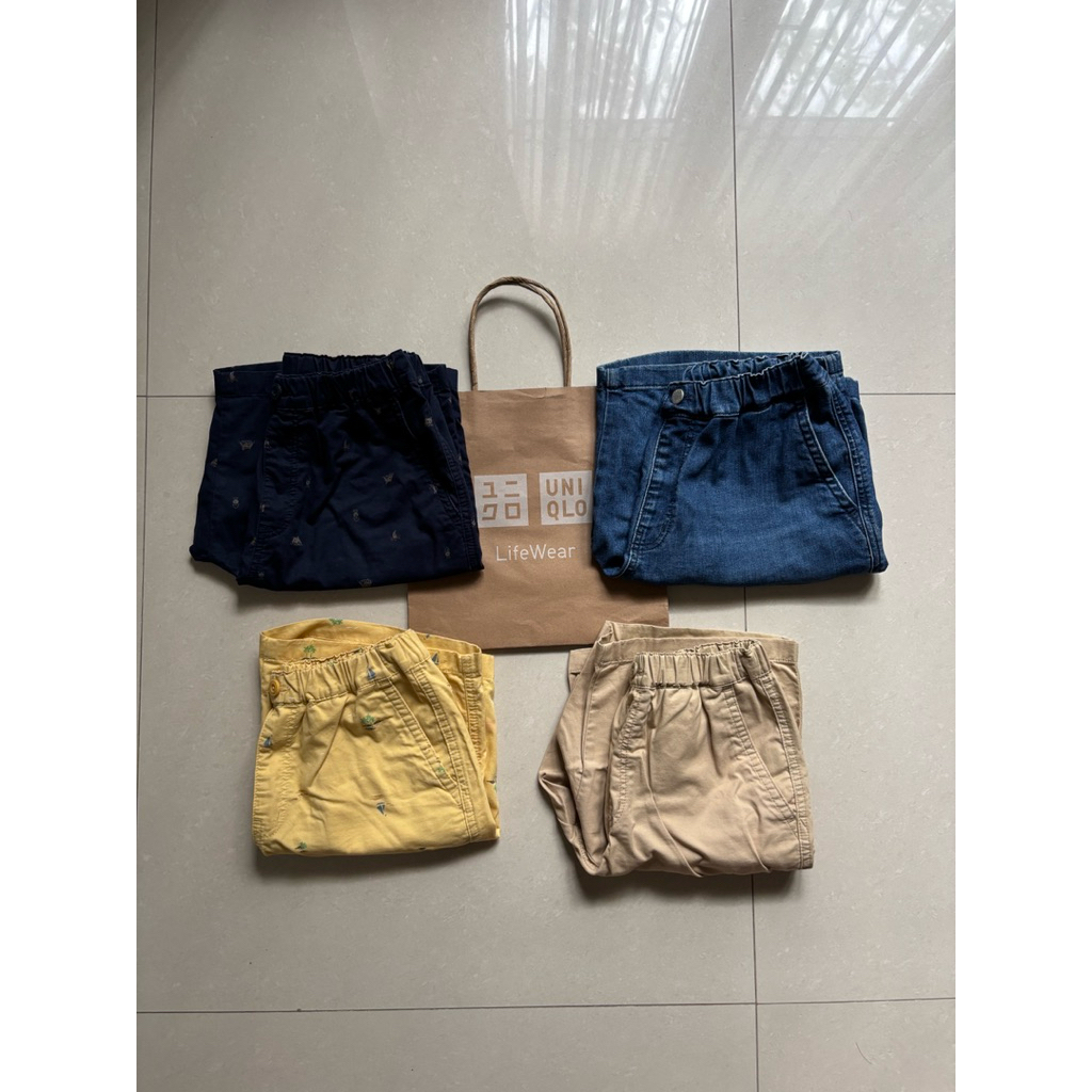 preloved celana pendek anak uniqlo