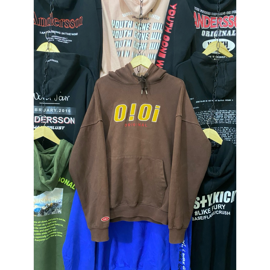 Hoodie oioi brown