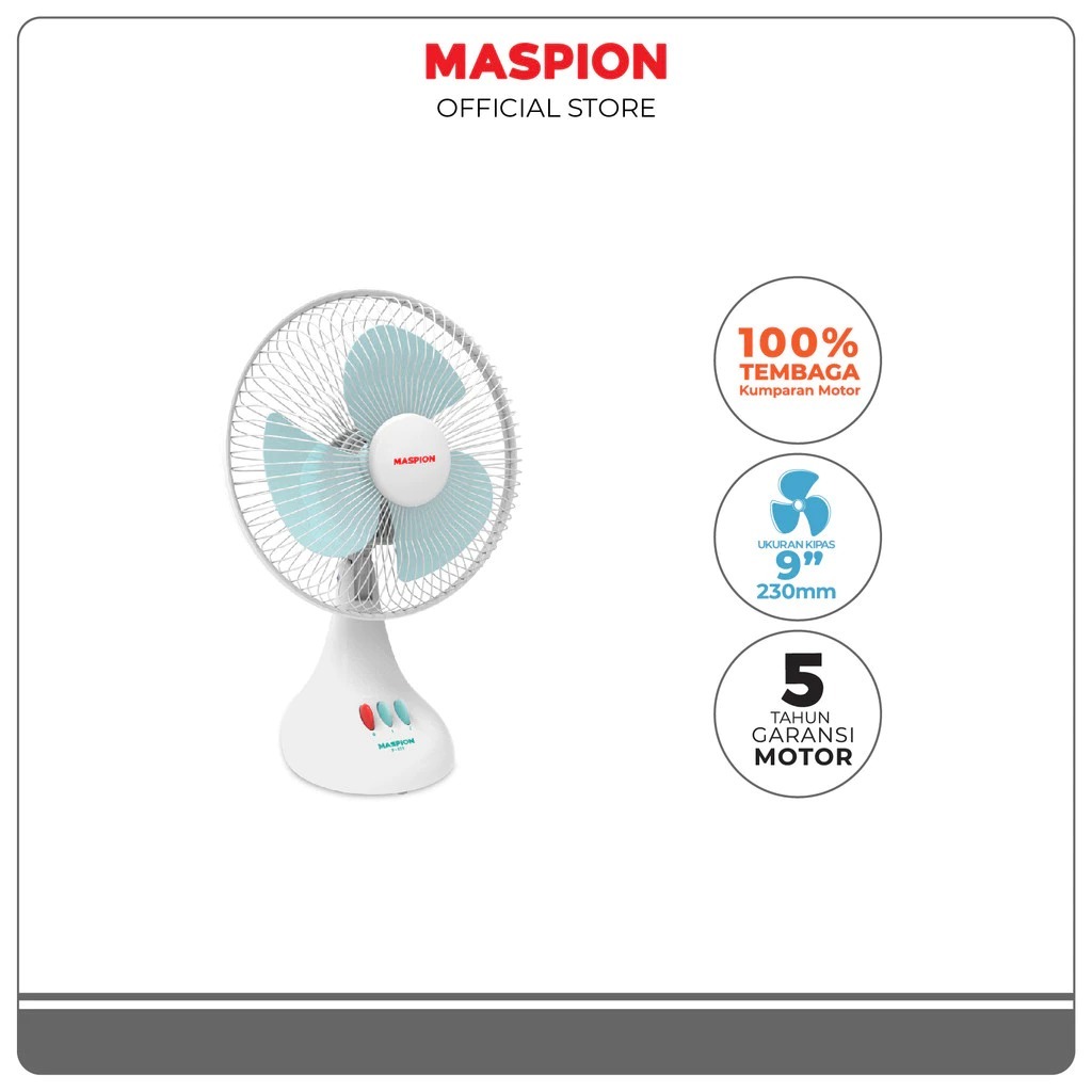 Maspion Kipas Angin Meja Desk Fan 9 Inch F-231