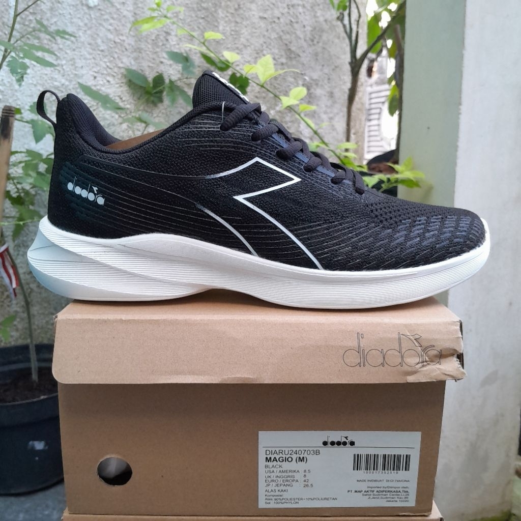 Diadora Magio Running Shoes Men Black