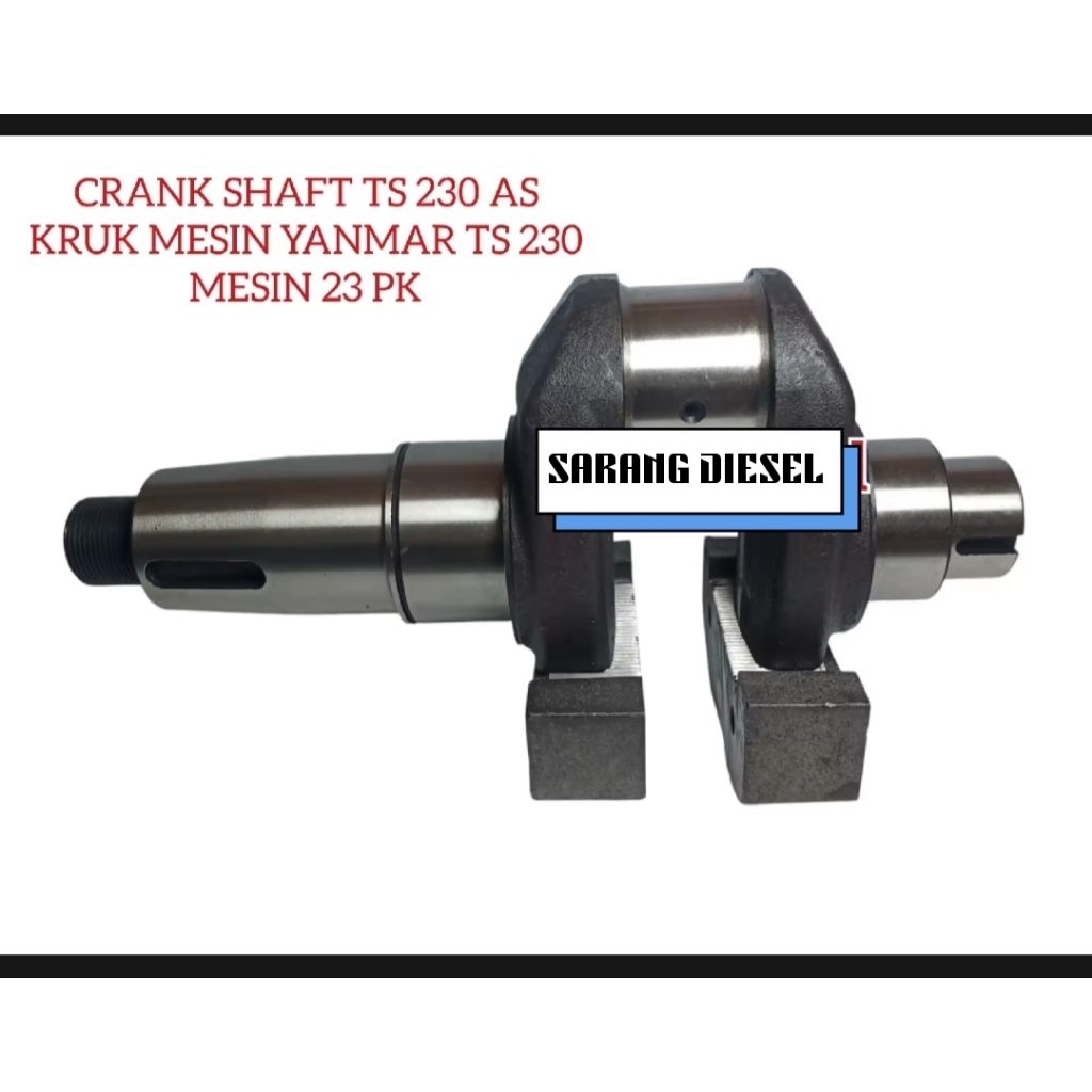 CRANKSHAFT YANMAR TS 230 / AS KRUK YANMAR TS 230 MESIN ( 23 PK )