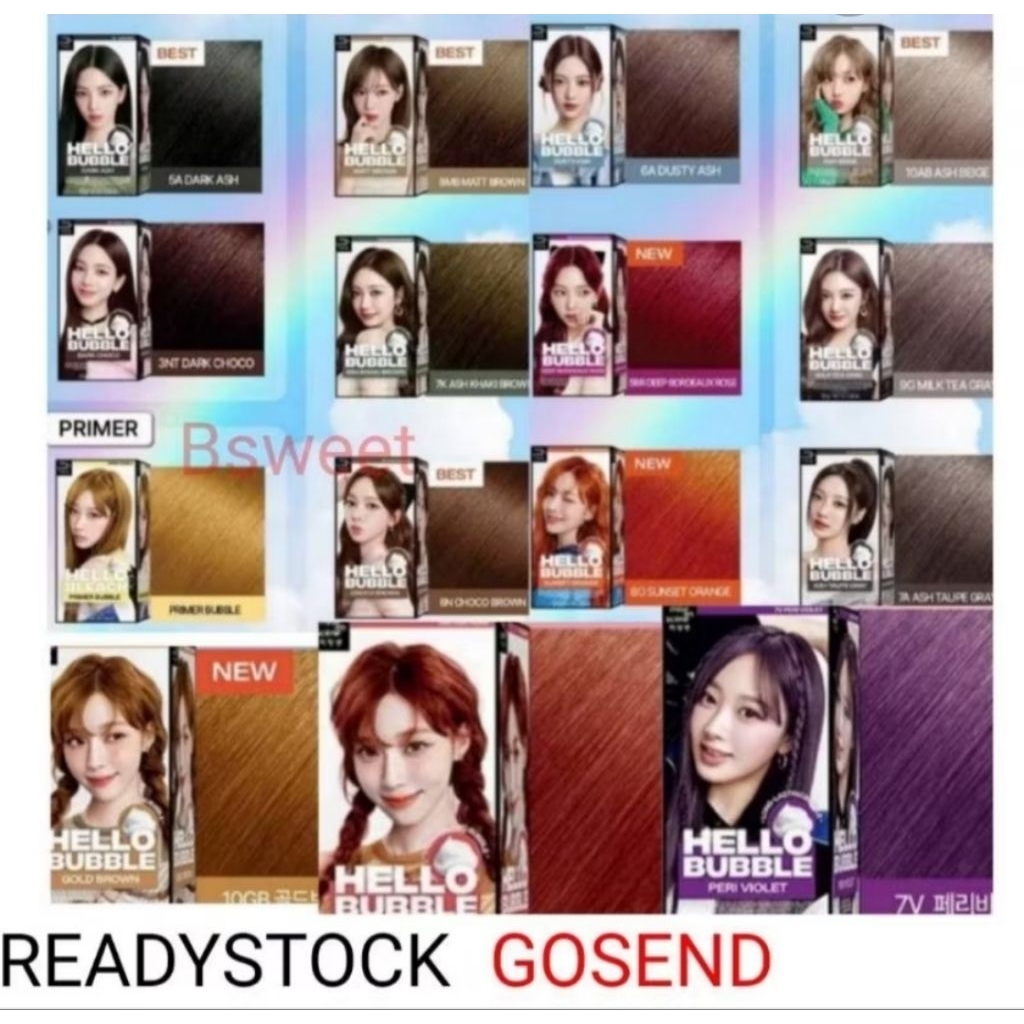 MISE Scene EN HELLO BUBBLE Color Shampoo