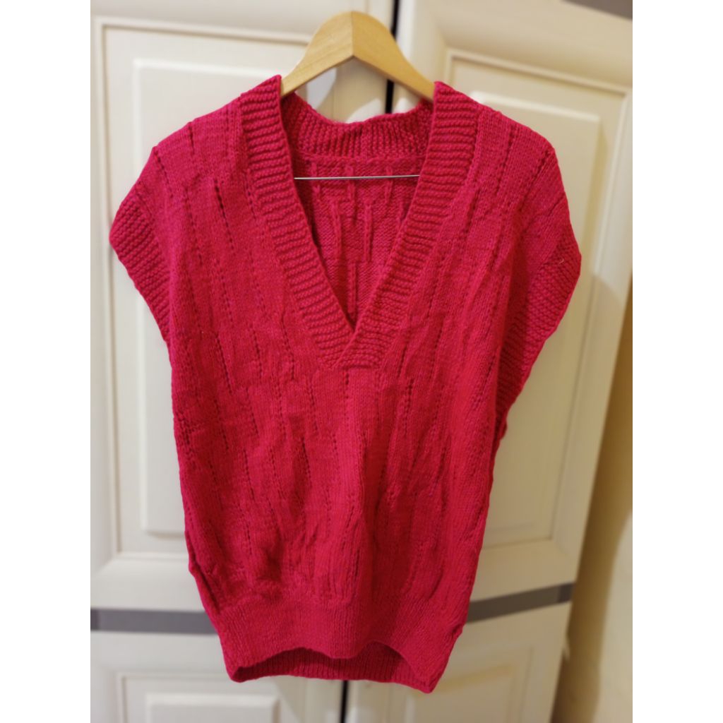 Preloved Vest Pink Fanta