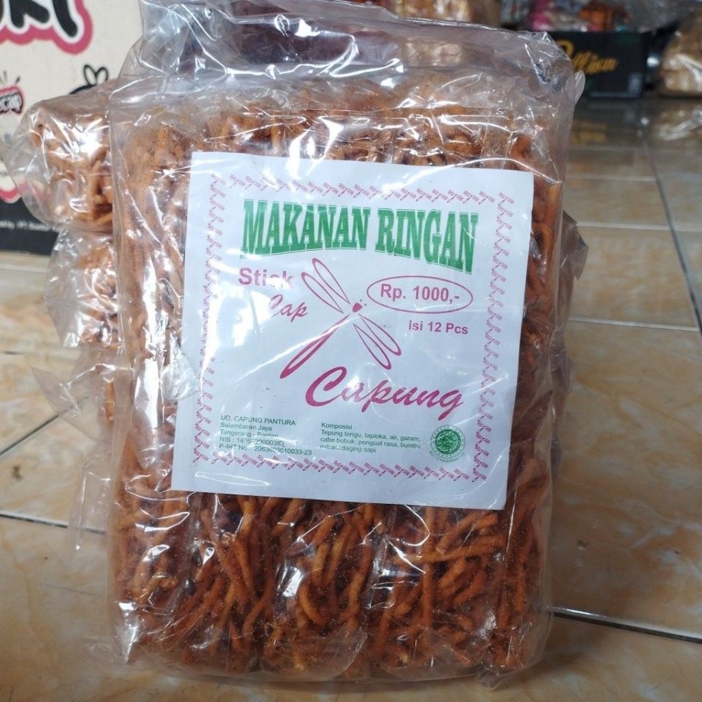 

stick cap capung pedas