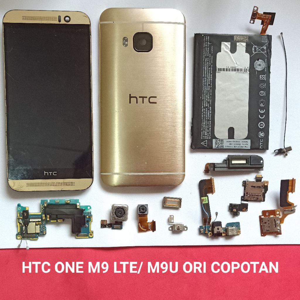 Sparepart HTC One M9 lte / HTC one m9u Second Original Copotan  Speaker atas  buzzer speaker bawah  
