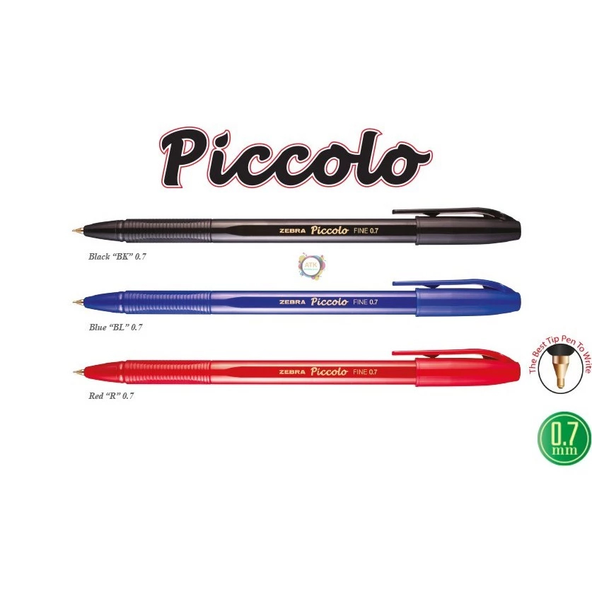 

ZEBRA Piccolo Ballpoint Semi Gel 0.7MM