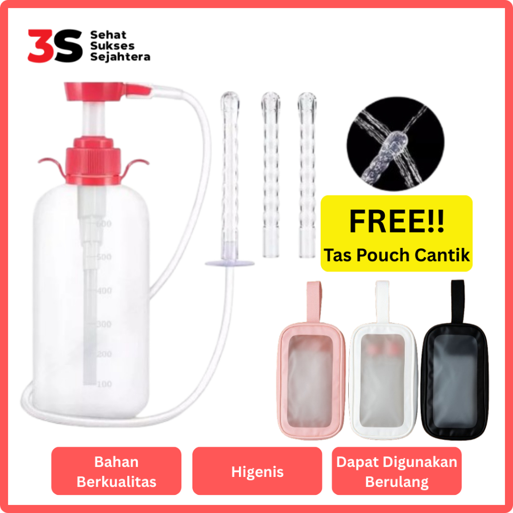 Anal Douche Cleaner Enema Original Standar Kesehatan Anal Wish Cleaning Kit Health Care