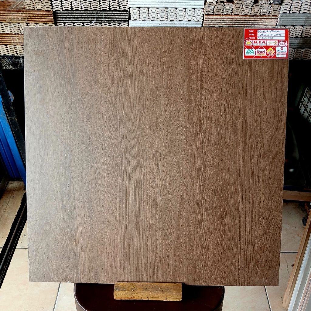 Keramik 60x60 platinum Sweden Brown