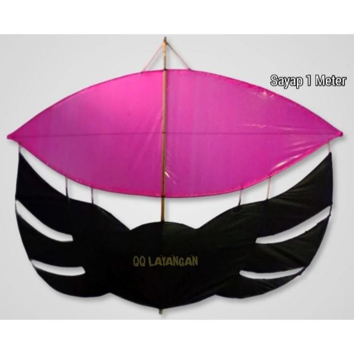 LAYANGAN RAM RAMAN 1 meter + sendaren sudah tes terbang