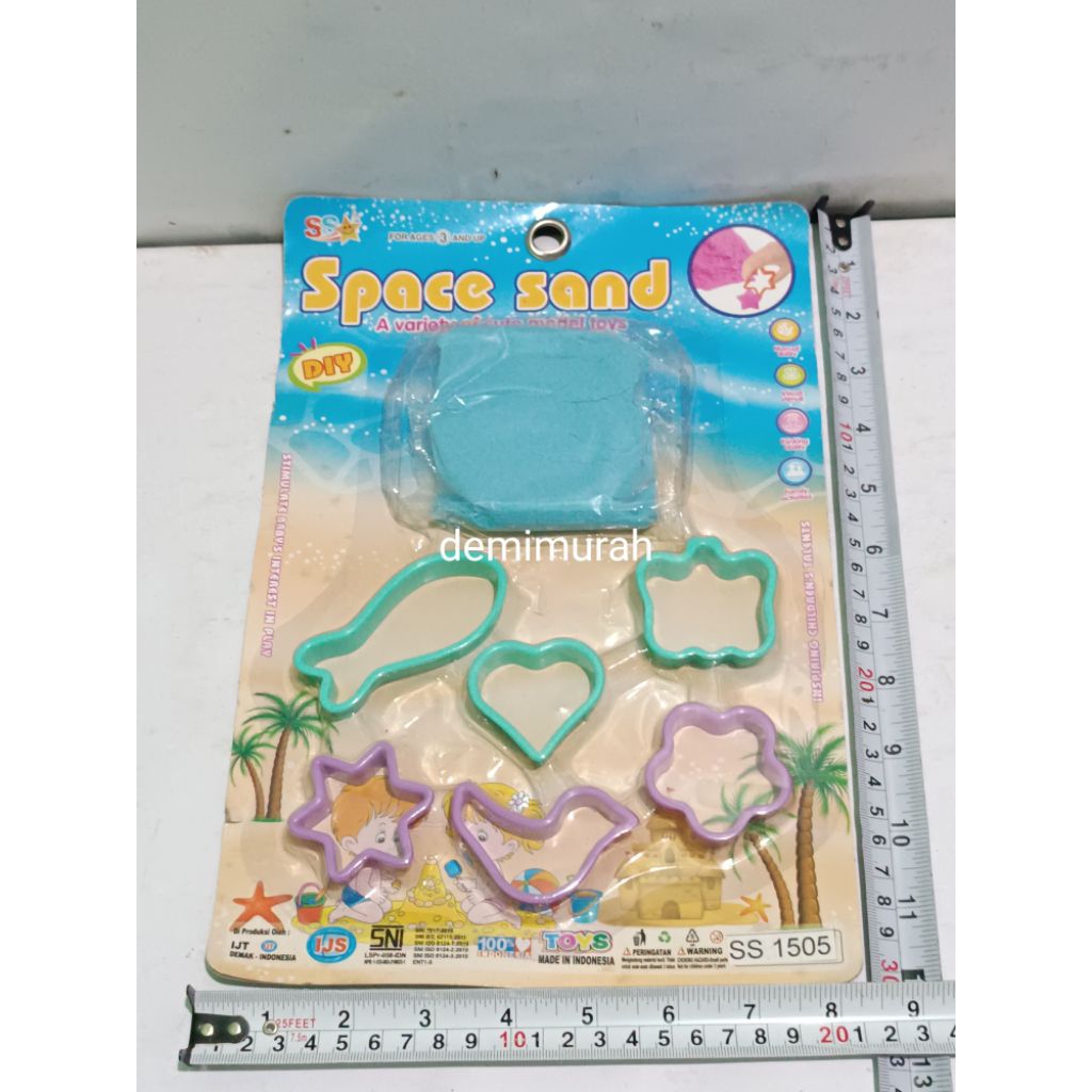 Obral mainan murah berkualitas MAINAN ANAK MURAH PASIR & CETAKAN pasir diagonal lucu SPACE