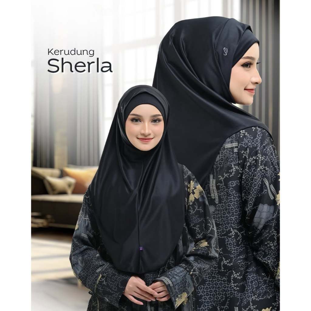 Kerudung Sherla | Kerudung Jersey Rabbani | Khimar Instan | Hijab Instan Rabbani | Kerudung Instan R