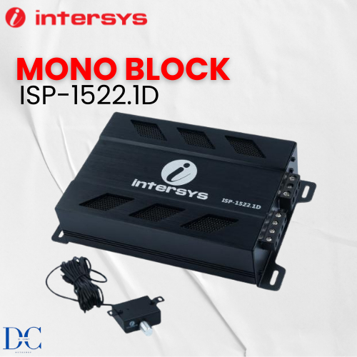 Monoblock Power Amplifier Mobil - Monoblock Intersys ISP-1522.1D -  Class D Power Monoblock Amplifie