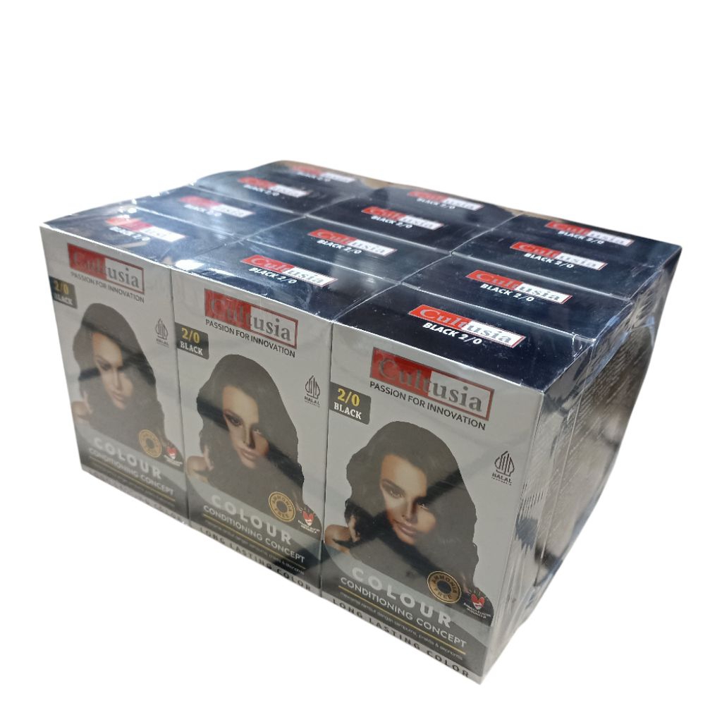 Cultusia Black / Cat rambut cultusia hitam Lusinan