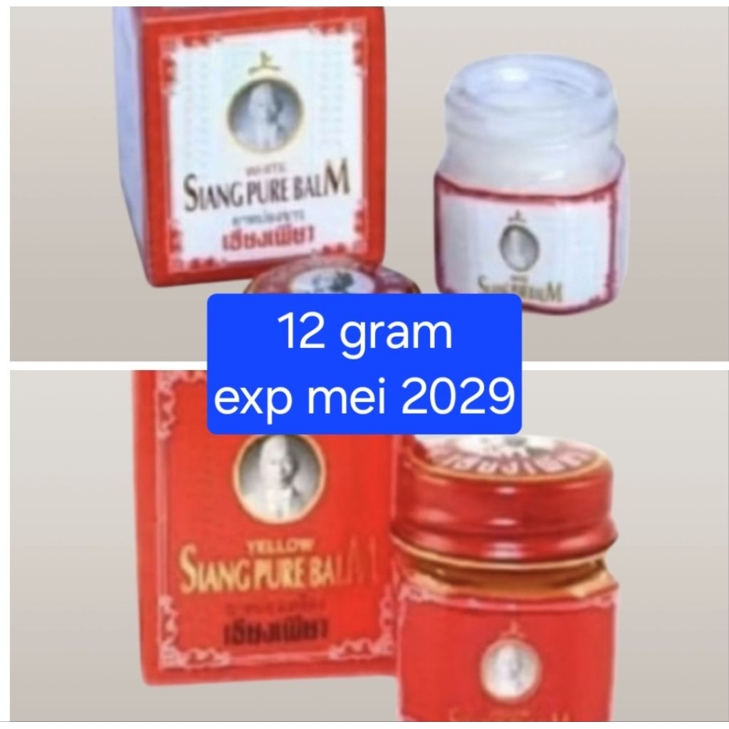 Balsem Balsam Thailand Siang Pure Balm 12 gram