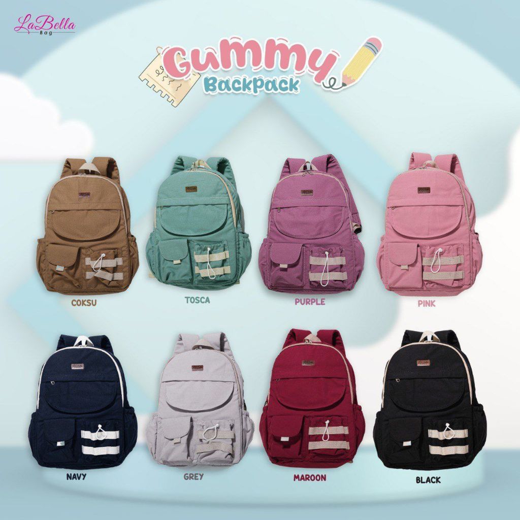 Gummy Backpack by Labella | Tas Sekolah