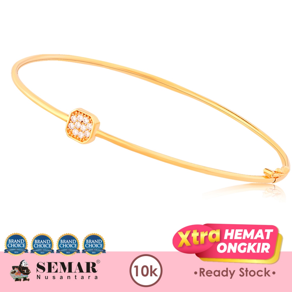 Gelang Emas Laurence Bangle Gold 10K Semar Nusantara
