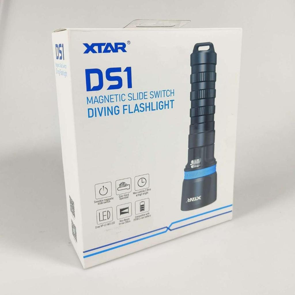 COD Senter LED Scuba Diving Flashlight Powerful Waterproof IPX8 LED CREE XP L2 1000 Lumens Hitam DS1