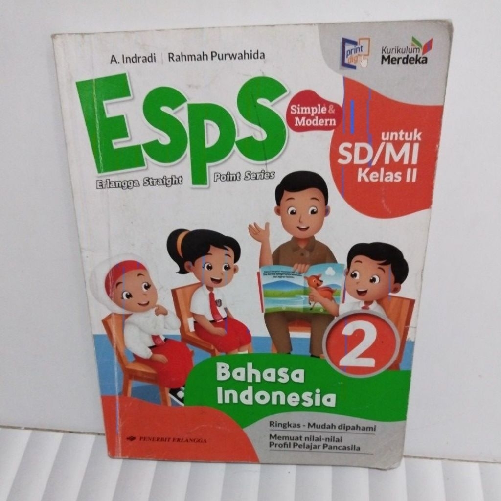 ESPS BAHASA INDONESIA SD KELAS 2 BEKAS