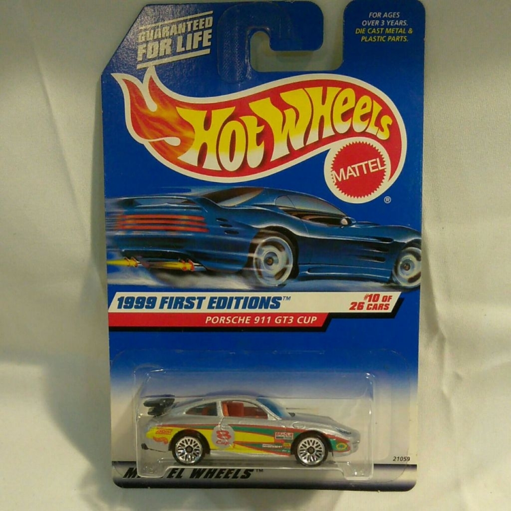 Hot Wheels Hotwheels HW Porsche 911 GT3 Cup 1999 First Edition Silver