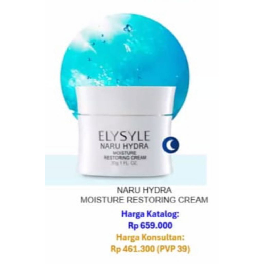 NARU HYDRA MOISTURE RESTORING CREAM Elysyle