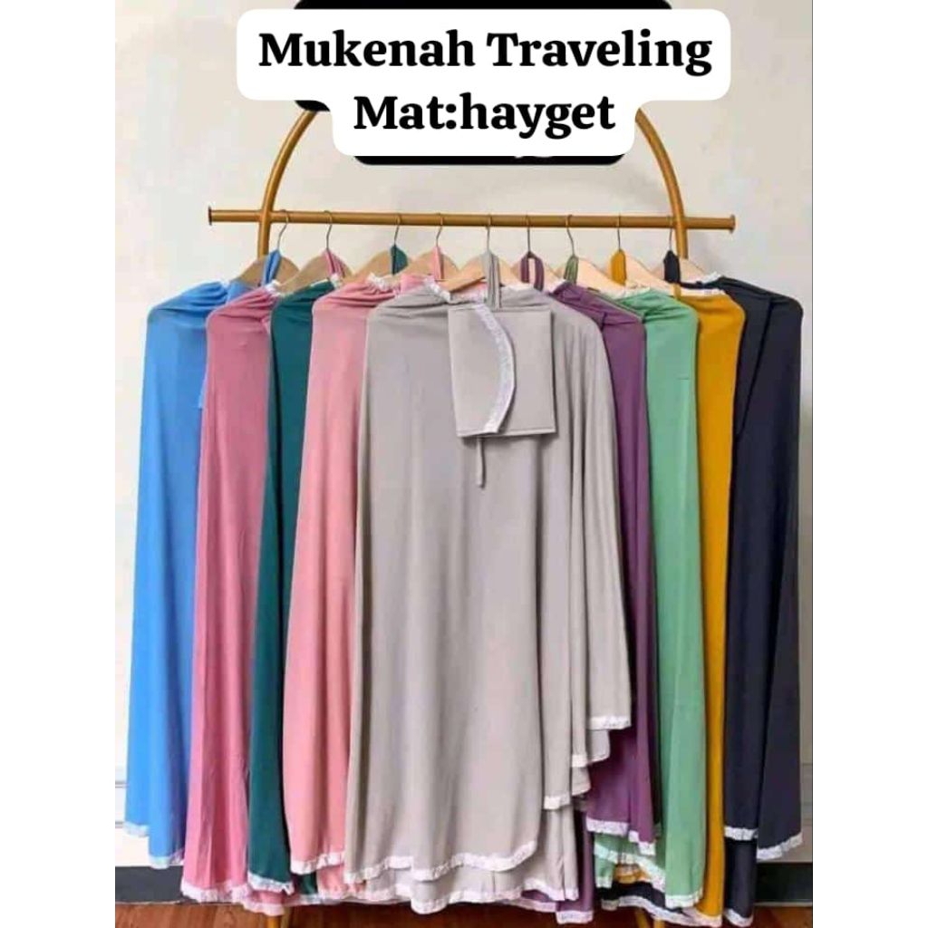Mukenah TRAVELING bahan hyget