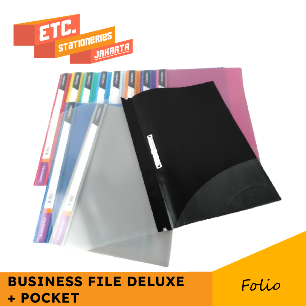 Dataflex Business File Deluxe Pocket / Map Bisnis Pocket / Map Folder Pocket [FOLIO]