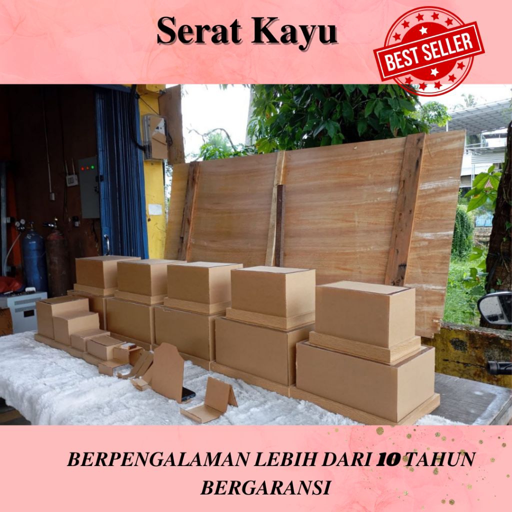 BOX HANTARAN SERAT KAYU SET 20  | BOX HANTARAN PERNIKAHAN | BOX HANTARAN AKRILIK TERMURAH