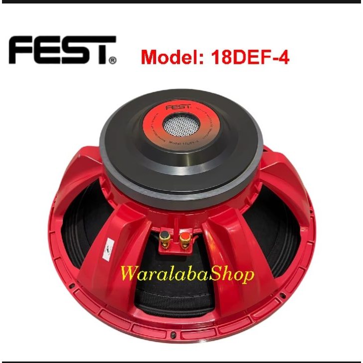 Speaker Component FEST 18DEF-4 Komponen Speaker fest 18 inch