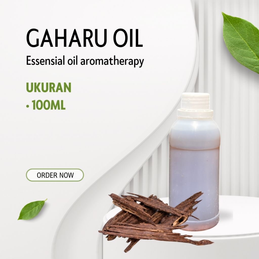 100ml Minyak Atsiri Gaharu / Agarwood Oil Essensial Aromatherapy Therapeutic Grade
