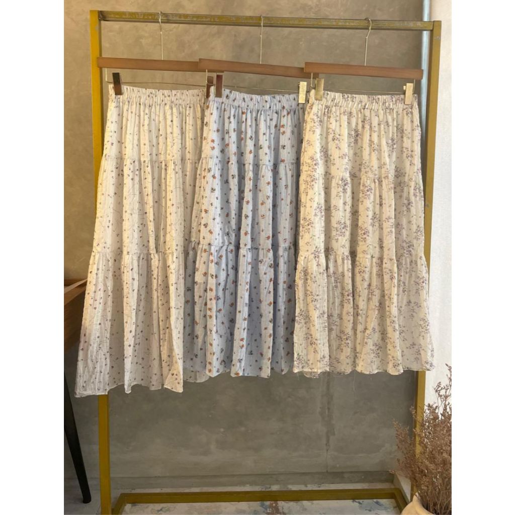 Kalola | Rok Katbol Import Premium | Rok Katun Bolong Import Motif Flower