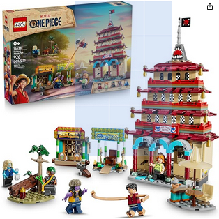 LEGO ONE PIECE Battle at Arlong Park Building Blocks - Pretend Play Building Toy for Boys & Girls, A