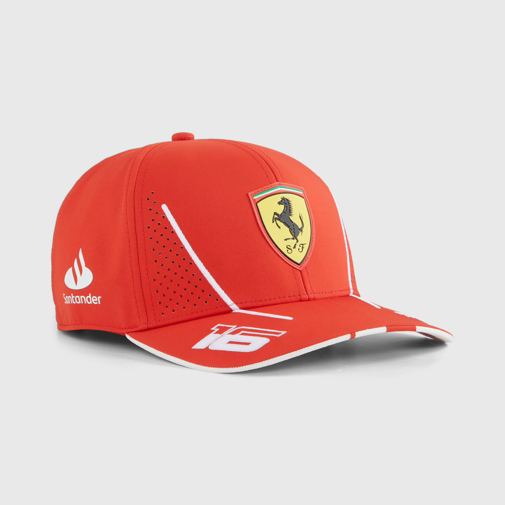 Scuderia Ferrari F1 2024 Charles Leclerc Driver Cap Topi Leclerc Formula 1 2024