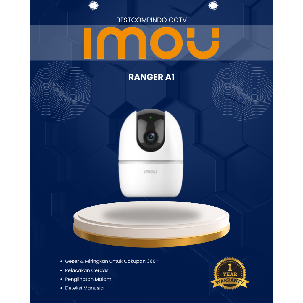CAMERA IMOU RANGER A1 | KAMERA CCTV IMOU | KAMERA WIRELESS IMOU
