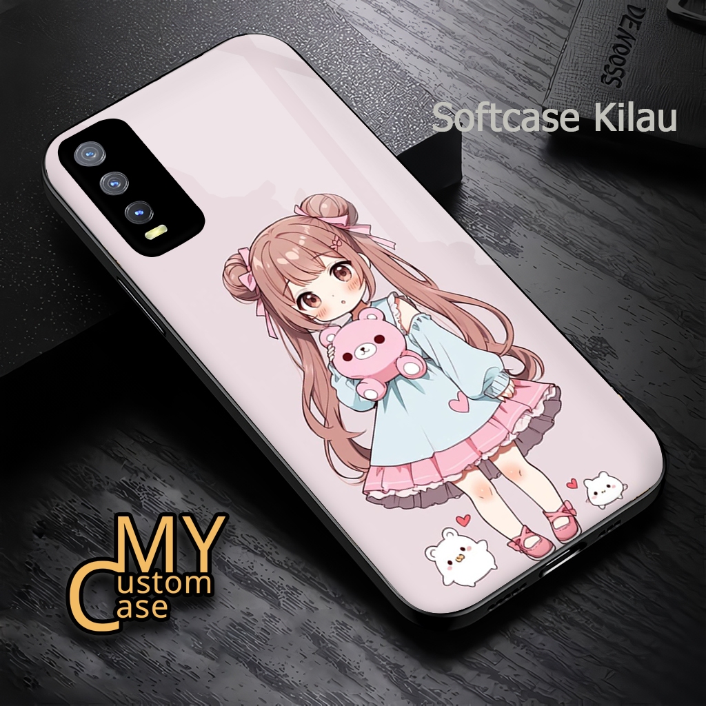 {MCC239} Case Glossy HD Vivo Y12s Y20 Y20S G Y20i Y20T Y12A   Pic HD Casing KilauHp Vivo Kesing Sili