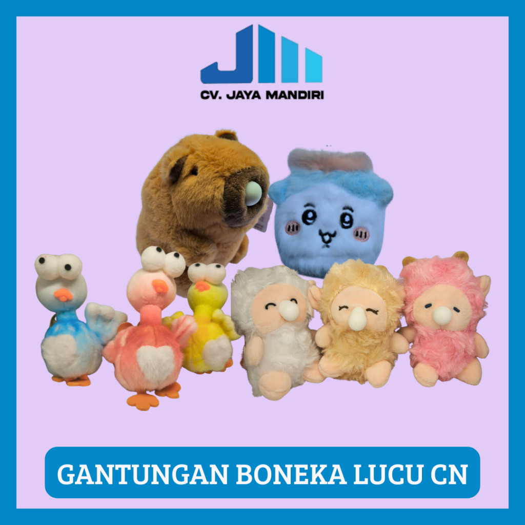 GANTUNGAN BONEKA LUCU CN | Gantungan Kunci Boneka Lucu