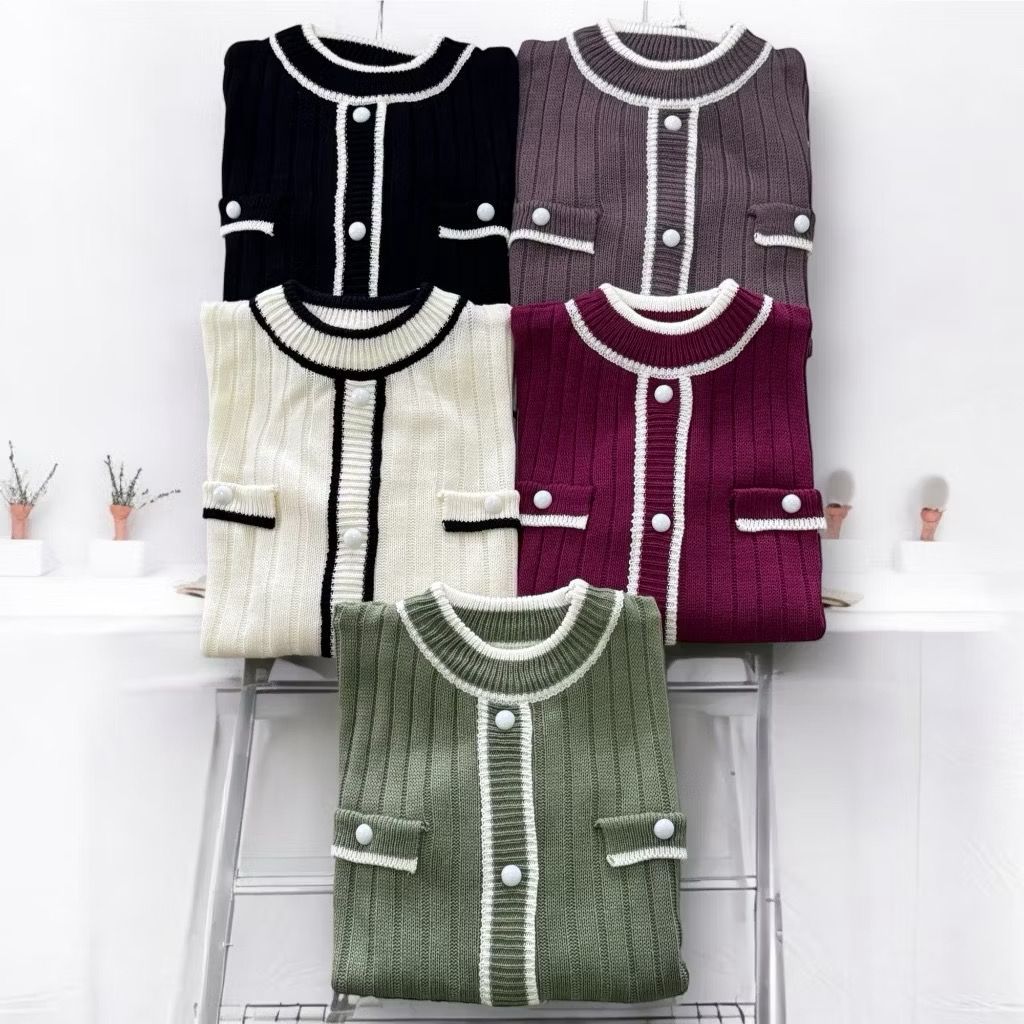 K.LILI -  Cardigan Rajut Wanita korean style | By.miumiu