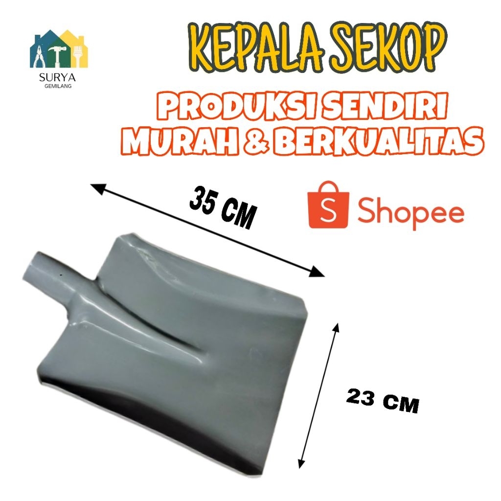 DAUN SEKOP Trilliun SEKOP PVC / KEPALA SEKROP TANPA GAGANG