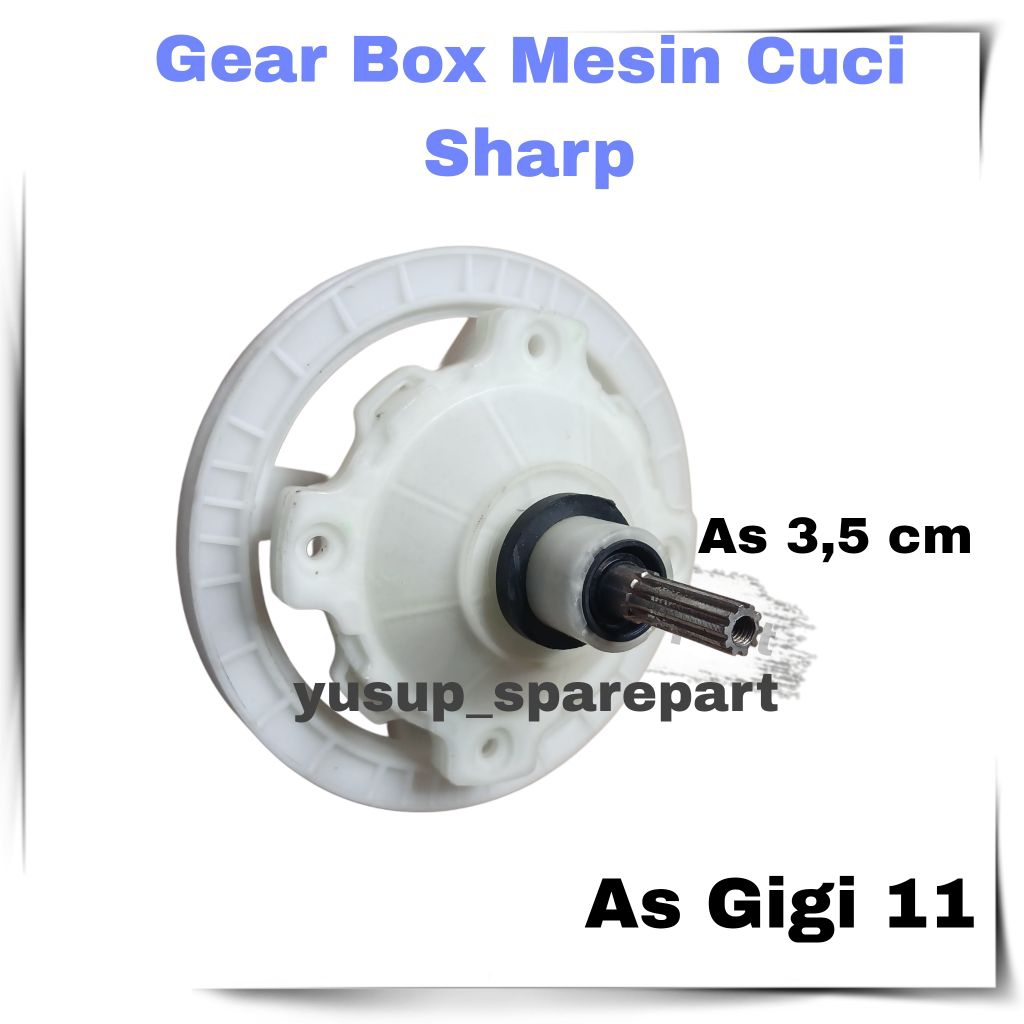 GEARBOX MESIN CUCI SHARP ORIGINAL AS GIGI 11