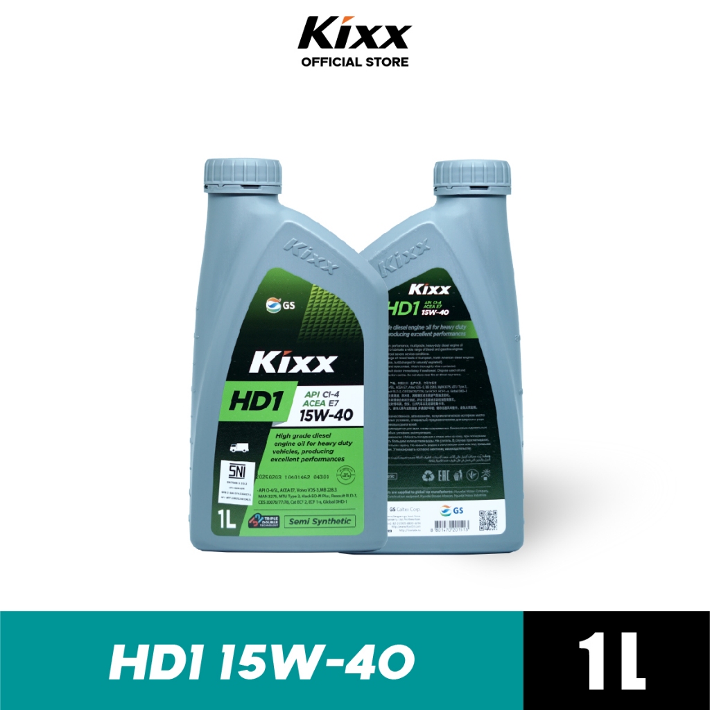 KIXX - HD1 Semi Synthetic SAE 15W-40 1Liter