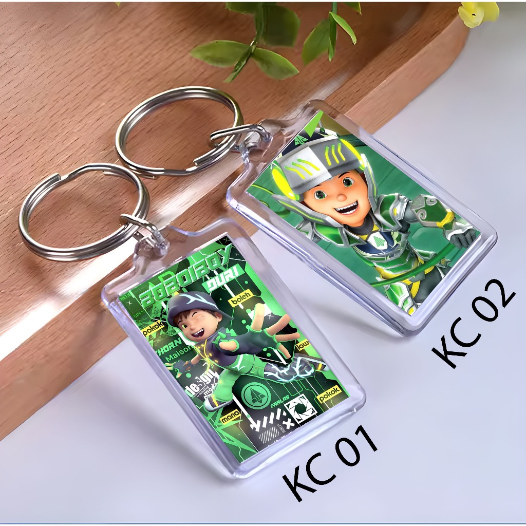 Keychain BOBOIBOY DURI - Ganci BOBOIBOY DURI - Gantungan Kunci - BOBOIBOY DURI