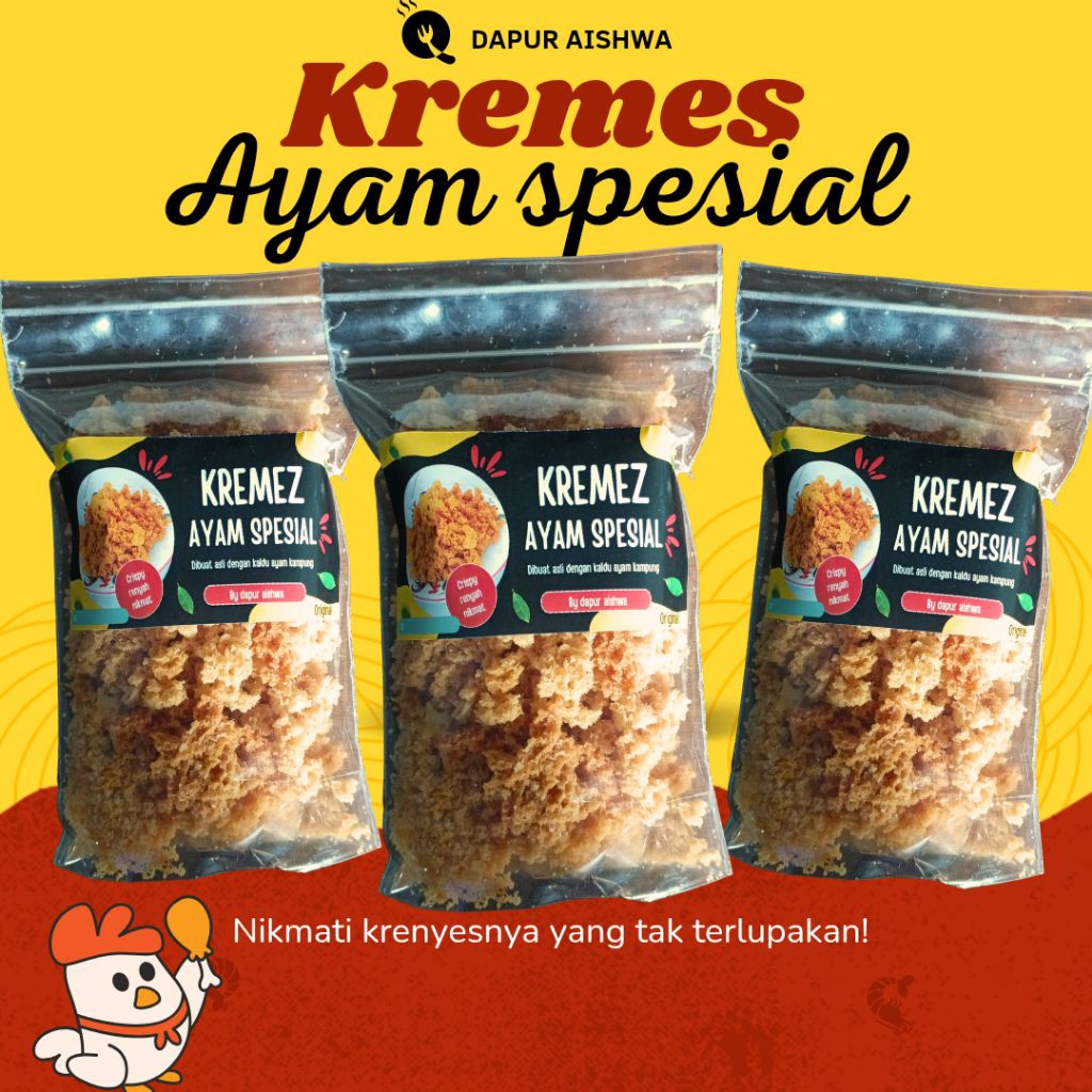 

kremes ayam crispy / kremes ayam spesial 100gr