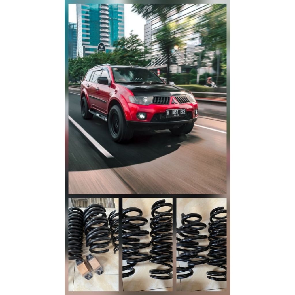 Cups garage per ceper lowering kit pnp Pajero/Fortuner/Inova Depan belakang