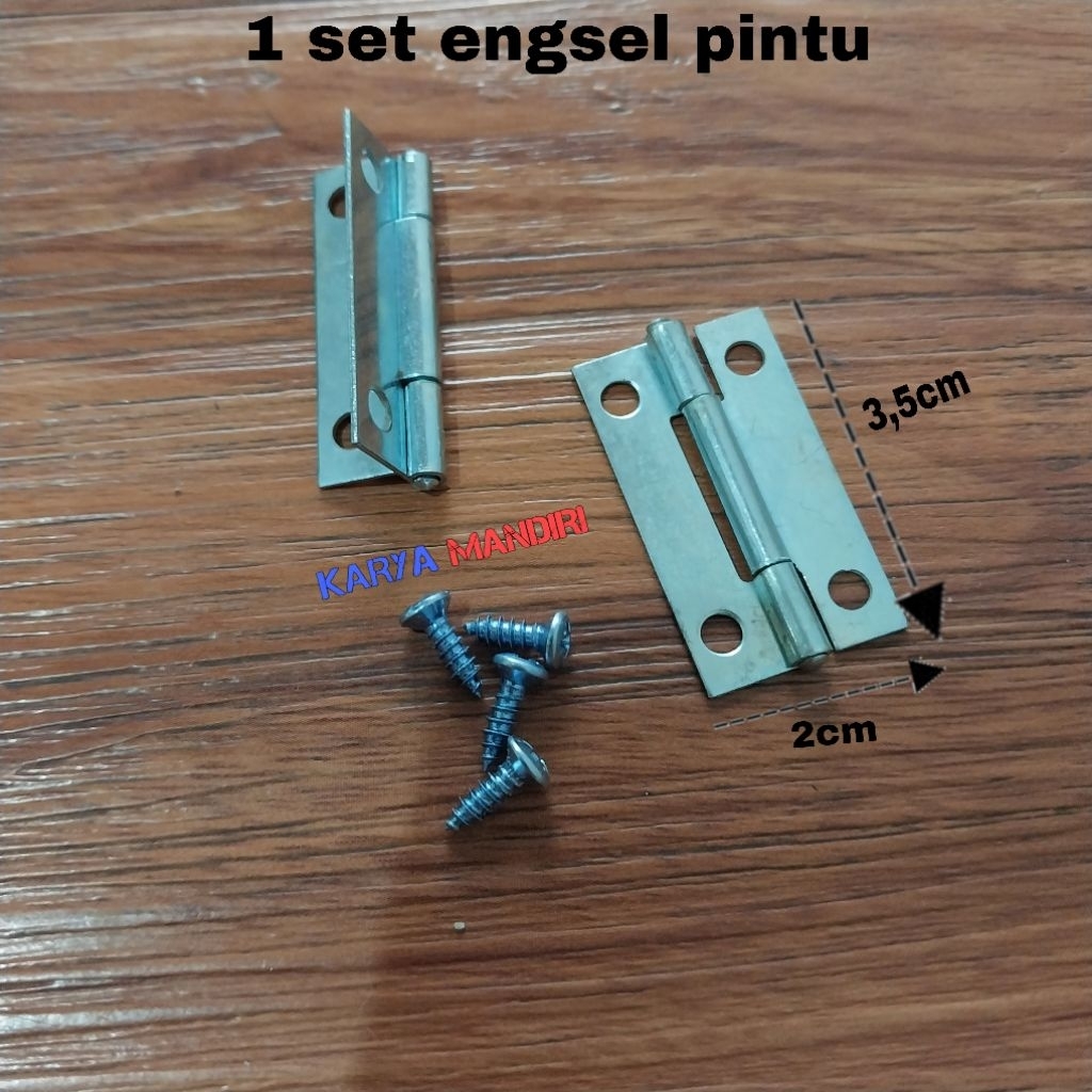 Engsel lipat / isi 12 set /engsel kupu kupu / engsel lemari /pintu