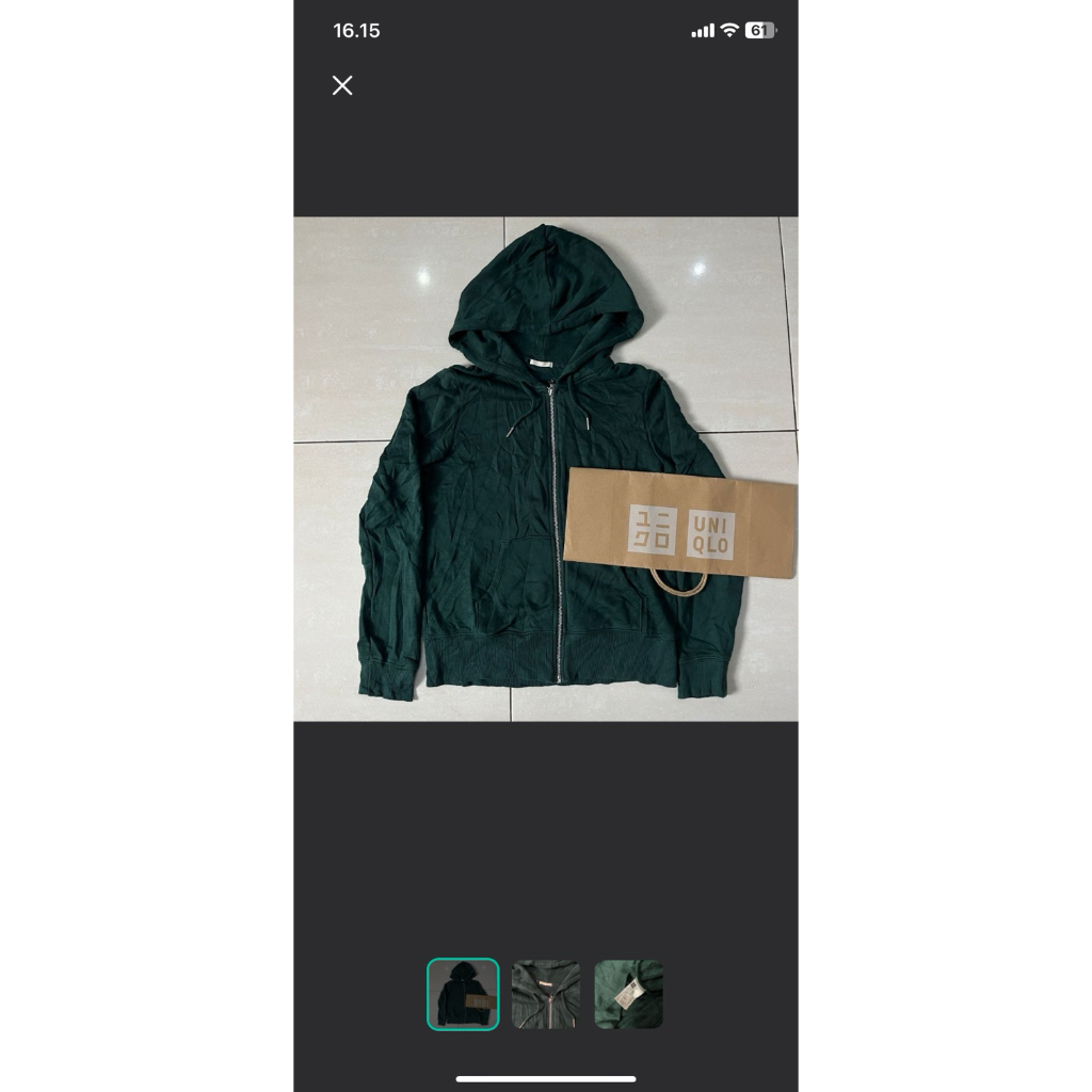 j6 jaket uniqlo original