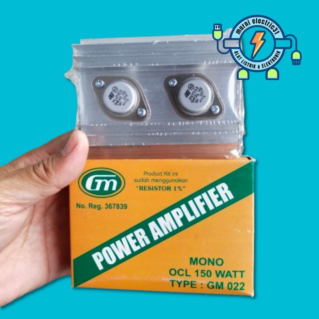 kit driver power mono OCL 150 watt GM transistot jengkol